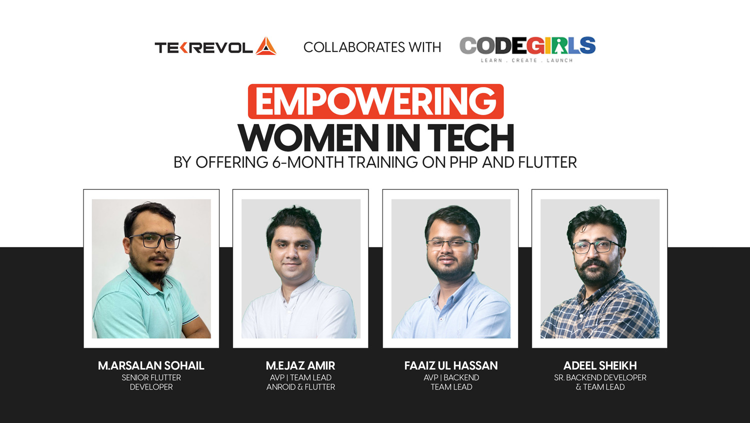TekRevol’s Collaboration with CodeGirls: Empowering Women in Tech
