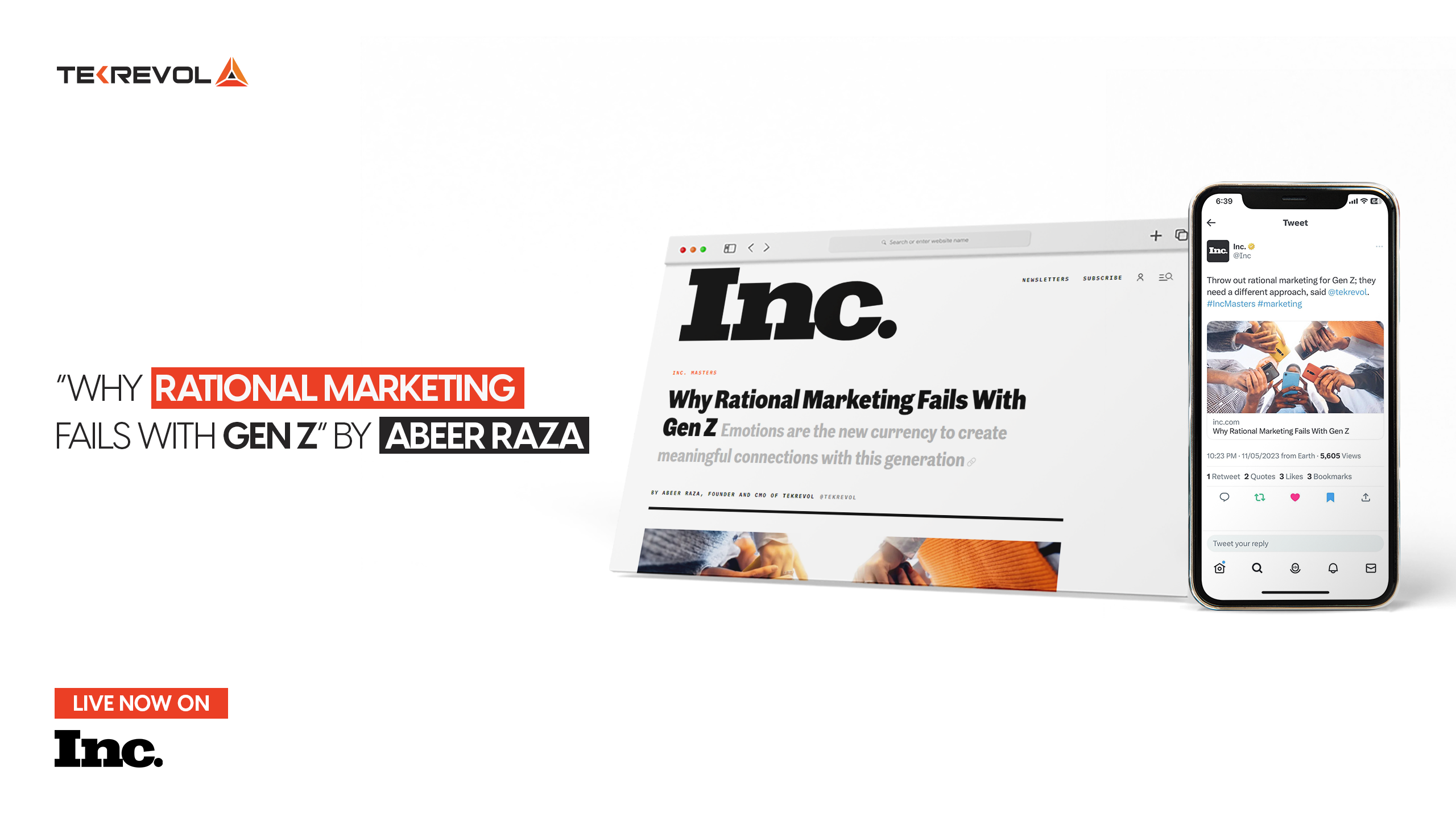 Abeer Raza’s Article on Why Rational Marketing Fails With Gen Z  is Live Now on Inc.