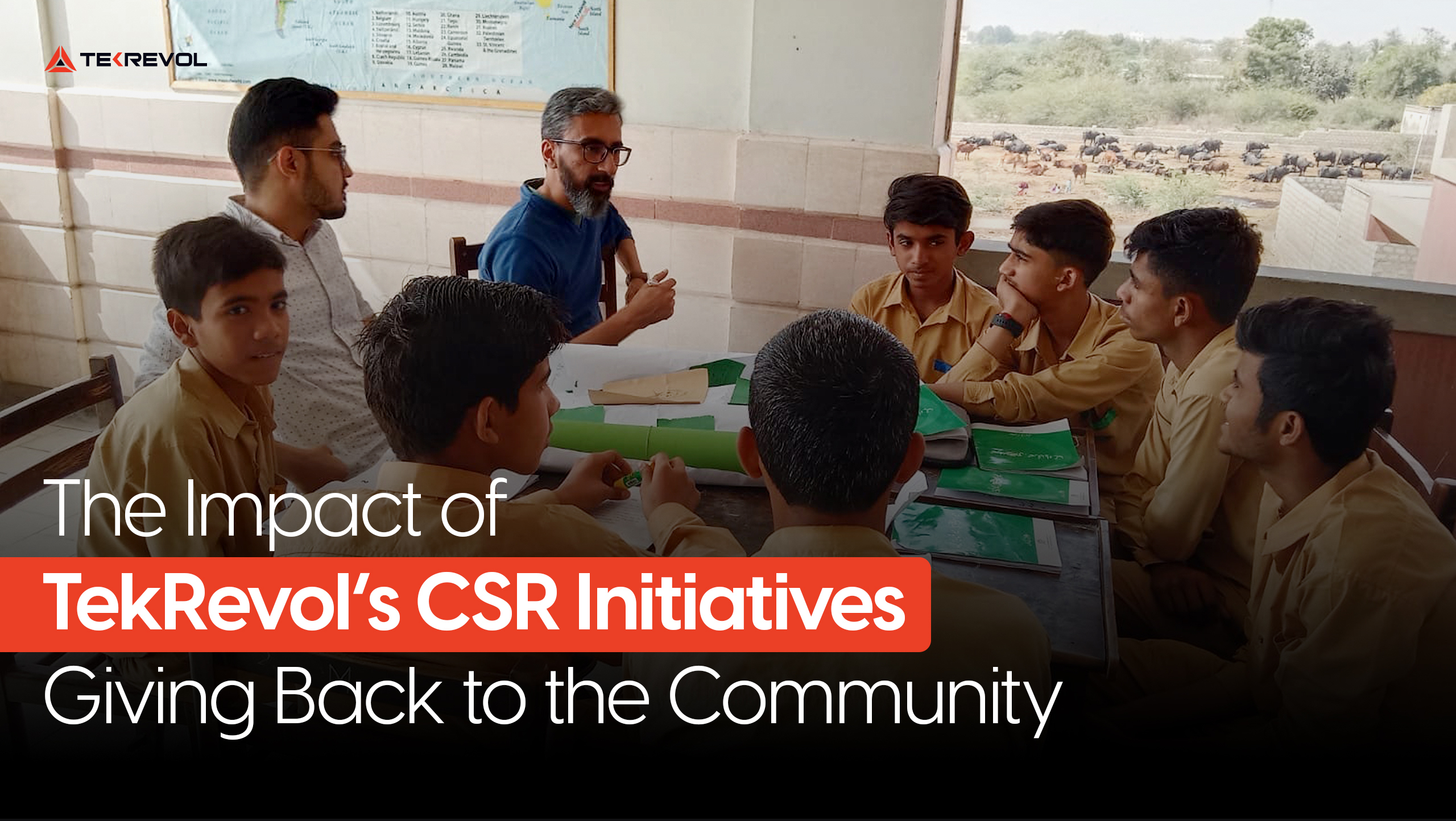 The Impact of TekRevol’s CSR Initiatives – Giving Back to the Community