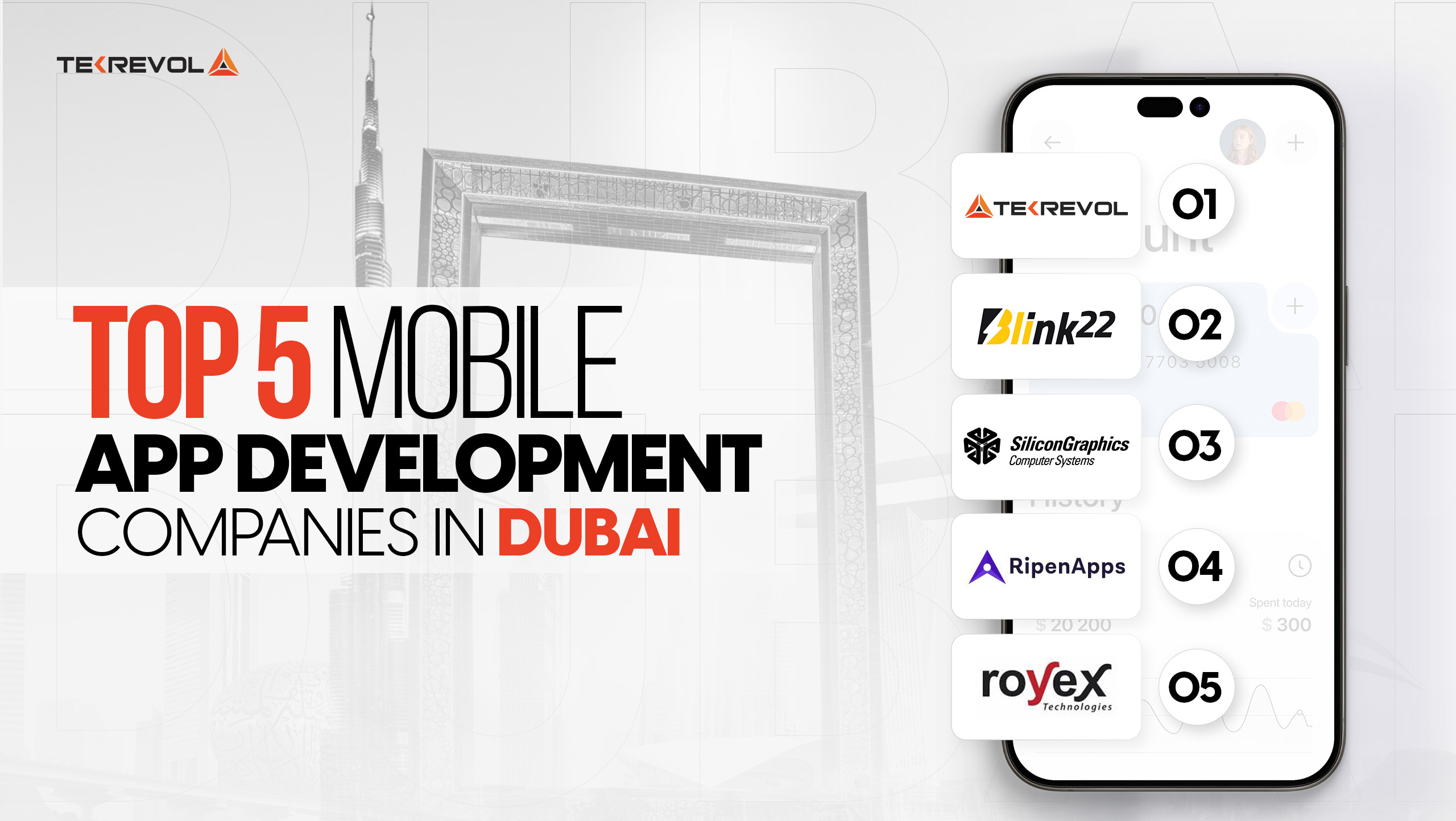 Top 5 Mobile App Development Companies in Dubai