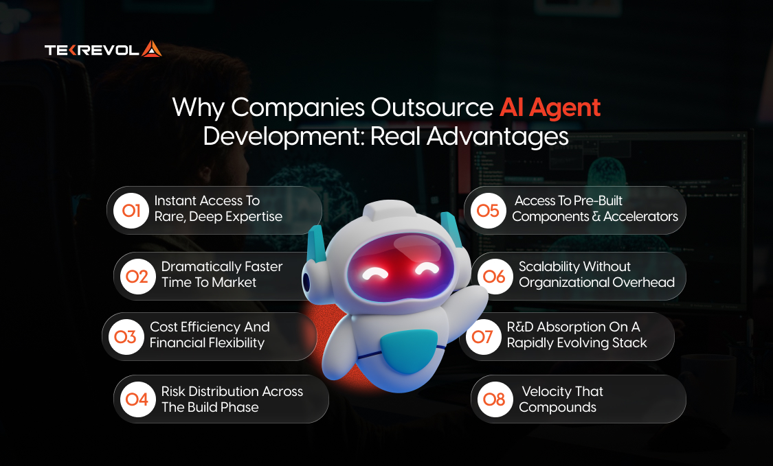 Why Companies Outsource AI Agent Development: Real Advantages